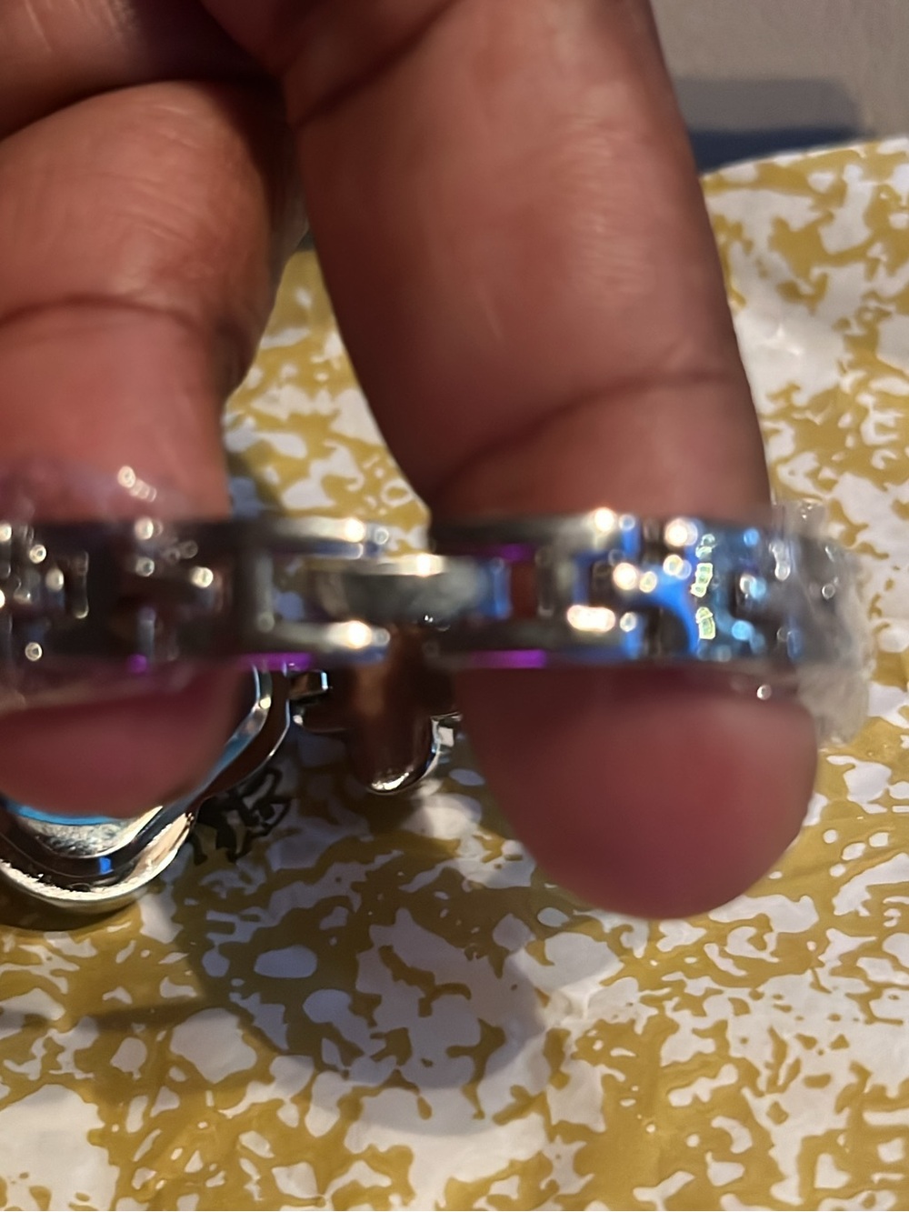 Red Flower Crystal Bracelet — Women Jewelry - Picture 3 of 5